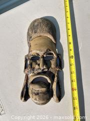 MaxSold Auction: Hand-Carved African Tribal Wood Mask 12–18 in -ebn - Maple Ridge (British Columbia, Canada) PARTNER MANAGED Estate Sale Online Auction - 203 Street