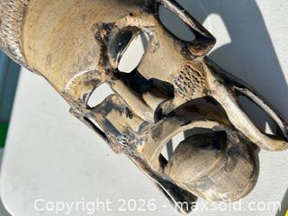 MaxSold Auction: Hand-Carved African Tribal Wood Mask 12–18 in -ebn - Maple Ridge (British Columbia, Canada) PARTNER MANAGED Estate Sale Online Auction - 203 Street