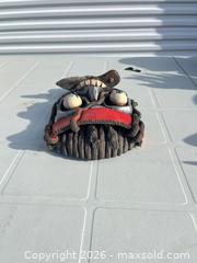 MaxSold Auction: Handmade Carved Wood Wall Mask, Tribal Skull Folk Art -EBN - Maple Ridge (British Columbia, Canada) PARTNER MANAGED Estate Sale Online Auction - 203 Street