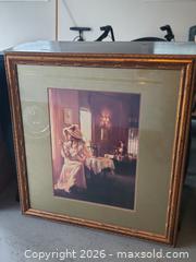 MaxSold Auction: Large Framed Giclée Reproduction in Ornate Gilded Frame -ss - Maple Ridge (British Columbia, Canada) PARTNER MANAGED Estate Sale Online Auction - 203 Street