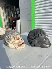 MaxSold Auction: Lot of 2 Decorative Skulls -ebn - Maple Ridge (British Columbia, Canada) PARTNER MANAGED Estate Sale Online Auction - 203 Street