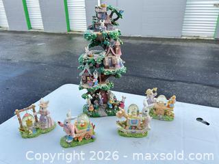 MaxSold Auction: Lot of 5 Multicolor Pastel Resin Figurines, Largest 12–18 in -ebn - Maple Ridge (British Columbia, Canada) PARTNER MANAGED Estate Sale Online Auction - 203 Street