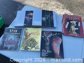 MaxSold Auction: Lot of 6 Books — Art, Tattoo/Photography, Mythology & RPG Reference -ebn - Maple Ridge (British Columbia, Canada) PARTNER MANAGED Estate Sale Online Auction - 203 Street