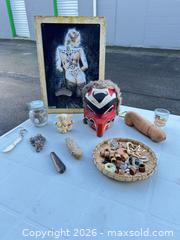 MaxSold Auction: Mixed Lot: Wall Bottle Opener, Carved Wooden Mask & Trinkets -ebn - Maple Ridge (British Columbia, Canada) PARTNER MANAGED Estate Sale Online Auction - 203 Street