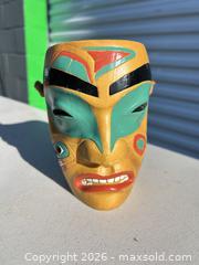 MaxSold Auction: Northwest Coast Style Wooden Decorative Wall Mask, 8–12 in -ebn - Maple Ridge (British Columbia, Canada) PARTNER MANAGED Estate Sale Online Auction - 203 Street
