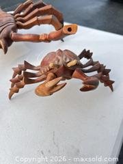 MaxSold Auction: Set of 4 Cuban Wood Carvings: Scorpion and Crab Motifs -ebn - Maple Ridge (British Columbia, Canada) PARTNER MANAGED Estate Sale Online Auction - 203 Street