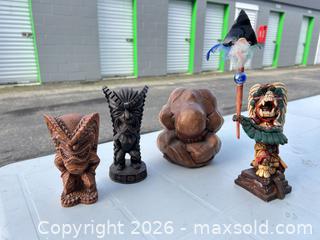 MaxSold Auction: Set of 4 Hawaii Souvenir Figurines/Statues -ebn - Maple Ridge (British Columbia, Canada) PARTNER MANAGED Estate Sale Online Auction - 203 Street