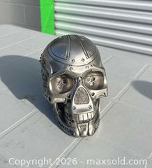 MaxSold Auction: Silver/Gunmetal Resin Skull Figurine, Design China Marking -ebn - Maple Ridge (British Columbia, Canada) PARTNER MANAGED Estate Sale Online Auction - 203 Street