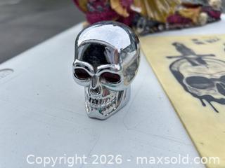 MaxSold Auction: Skull Figurine, Dragon Display & Flat Sheet Lot -ebn - Maple Ridge (British Columbia, Canada) PARTNER MANAGED Estate Sale Online Auction - 203 Street