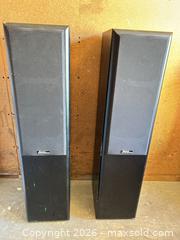 MaxSold Auction: Sound Acoustics Floorstanding/Tower Speakers, Pair, Black -ebn - Maple Ridge (British Columbia, Canada) PARTNER MANAGED Estate Sale Online Auction - 203 Street