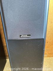 MaxSold Auction: Sound Acoustics Floorstanding/Tower Speakers, Pair, Black -ebn - Maple Ridge (British Columbia, Canada) PARTNER MANAGED Estate Sale Online Auction - 203 Street