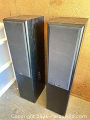 MaxSold Auction: Sound Acoustics Floorstanding/Tower Speakers, Pair, Black -ebn - Maple Ridge (British Columbia, Canada) PARTNER MANAGED Estate Sale Online Auction - 203 Street