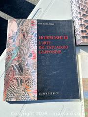 MaxSold Auction: Tattoo Art Books, Lot of 4–6 -EBN - Maple Ridge (British Columbia, Canada) PARTNER MANAGED Estate Sale Online Auction - 203 Street