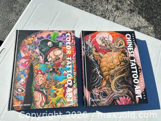 MaxSold Auction: Tattoo Art Hardcover Books — Edition Reuss (2) -ebn - Maple Ridge (British Columbia, Canada) PARTNER MANAGED Estate Sale Online Auction - 203 Street