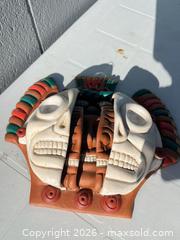 MaxSold Auction: Three Ages of Man” Mexican Aztec / Mayan Inspired Terracotta Wall Mask -ebn - Maple Ridge (British Columbia, Canada) PARTNER MANAGED Estate Sale Online Auction - 203 Street