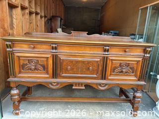 MaxSold Auction: Wood Veneer Sideboard / Buffet -dc - Maple Ridge (British Columbia, Canada) PARTNER MANAGED Estate Sale Online Auction - 203 Street
