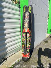 MaxSold Auction: Wooden Wall Mask, Approx. 2–4 ft -ebn - Maple Ridge (British Columbia, Canada) PARTNER MANAGED Estate Sale Online Auction - 203 Street