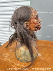 MaxSold Auction: Zombie Horror Foam/Latex Head Prop with Synthetic Hair -ebn - Maple Ridge (British Columbia, Canada) PARTNER MANAGED Estate Sale Online Auction - 203 Street
