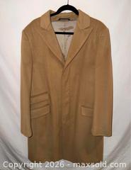 MaxSold Auction: Banana Republic Men’s Large Cashmere & Wool dressy peacoat    - Warwick Township (Pennsylvania, USA) SELLER MANAGED Estate Sale Online Auction -  Crocker Lane