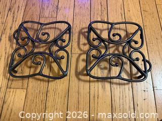 MaxSold Auction: Lot of 2 WROUGHT IRON VINTAGE TRIVETS  - Warwick Township (Pennsylvania, USA) SELLER MANAGED Estate Sale Online Auction -  Crocker Lane