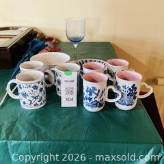 MaxSold Auction: Blue And White Mugs - Kingston (Ontario, Canada) SELLER MANAGED Estate Sale Online Auction - Joyce Street