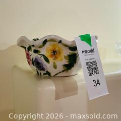 MaxSold Auction: Ceramic Floral Pattern Plant Holder - Kingston (Ontario, Canada) SELLER MANAGED Estate Sale Online Auction - Joyce Street