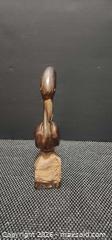 MaxSold Auction: Hand-Carved Wooden Swan Figurine, Dark Brown, 6–12 in. - Welland (Ontario, Canada) SELLER MANAGED Reseller Online Auction - Welland  Street