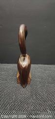 MaxSold Auction: Hand-Carved Wooden Swan Figurine, Dark Brown, 6–12 in. - Welland (Ontario, Canada) SELLER MANAGED Reseller Online Auction - Welland  Street
