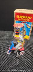 MaxSold Auction: Schylling Wind-up Tin Toy Elephant on Tricycle - Welland (Ontario, Canada) SELLER MANAGED Reseller Online Auction - Welland  Street