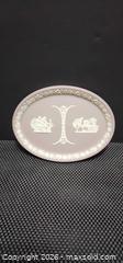 MaxSold Auction: Wedgwood Lavender Jasperware Oval Wall Plaque - Welland (Ontario, Canada) SELLER MANAGED Reseller Online Auction - Welland  Street