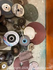 MaxSold Auction: Collection of abrasive grinding and cutting wheels - North Saanich (British Columbia, Canada) SELLER MANAGED Downsizing Online Auction - Lands End Road            