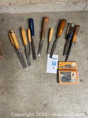 MaxSold Auction: Collection of chisels - North Saanich (British Columbia, Canada) SELLER MANAGED Downsizing Online Auction - Lands End Road            