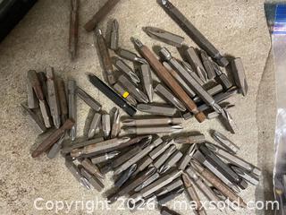 MaxSold Auction: Collection of drill bits - North Saanich (British Columbia, Canada) SELLER MANAGED Downsizing Online Auction - Lands End Road            