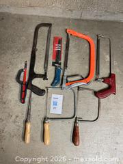 MaxSold Auction: Collection of hack saws - North Saanich (British Columbia, Canada) SELLER MANAGED Downsizing Online Auction - Lands End Road            