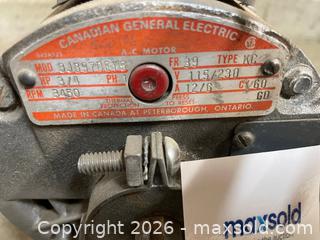 MaxSold Auction: General Electric A-C motor - North Saanich (British Columbia, Canada) SELLER MANAGED Downsizing Online Auction - Lands End Road            