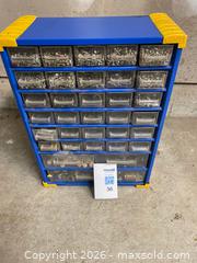 MaxSold Auction: Small hardware storage with hardware - North Saanich (British Columbia, Canada) SELLER MANAGED Downsizing Online Auction - Lands End Road            
