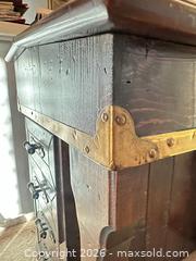 MaxSold Auction: Antique Desk Mahogany Davenport Style Writing Occasional Side Table - San Jose (California, USA) SELLER MANAGED Estate Sale Online Auction - Halkins Drive