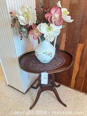 MaxSold Auction: Early 20th Century Side Table + Decor  - San Jose (California, USA) SELLER MANAGED Estate Sale Online Auction - Halkins Drive