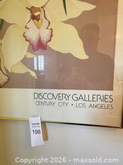 MaxSold Auction: Framed Art Print Floral Discovery Galleries  - San Jose (California, USA) SELLER MANAGED Estate Sale Online Auction - Halkins Drive