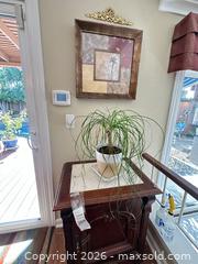 MaxSold Auction: Marble Top Side Table & Decor + More - San Jose (California, USA) SELLER MANAGED Estate Sale Online Auction - Halkins Drive