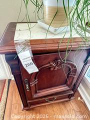 MaxSold Auction: Marble Top Side Table & Decor + More - San Jose (California, USA) SELLER MANAGED Estate Sale Online Auction - Halkins Drive