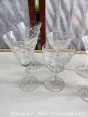MaxSold Auction: Vintage Crystal Stemware, Dessert Bowls & Cordial Glasses, 13 - Warwick (Rhode Island, USA) SELLER MANAGED Reseller Online Auction - Warwick Avenue