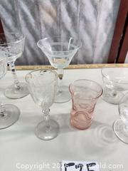 MaxSold Auction: Vintage Crystal Stemware, Dessert Bowls & Cordial Glasses, 13 - Warwick (Rhode Island, USA) SELLER MANAGED Reseller Online Auction - Warwick Avenue