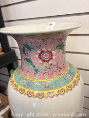 MaxSold Auction: Chinese Famille Rose Vase - Large - Surrey (British Columbia, Canada) PARTNER MANAGED Downsizing Online Auction - 16th Avenue
