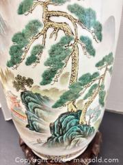 MaxSold Auction: Chinese Famille Rose Vase - Large - Surrey (British Columbia, Canada) PARTNER MANAGED Downsizing Online Auction - 16th Avenue