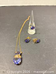 MaxSold Auction: Purple and Gold Jewelry Set - Surrey (British Columbia, Canada) PARTNER MANAGED Downsizing Online Auction - 16th Avenue