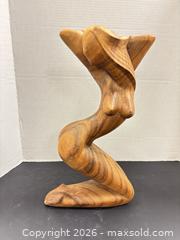 MaxSold Auction: Wood Sculpture of Woman - Surrey (British Columbia, Canada) PARTNER MANAGED Downsizing Online Auction - 16th Avenue