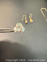 MaxSold Auction: 10K Gold Necklace with Cross, Drop Earrings & Approx Size 5 Ring - Calgary (Alberta, Canada) SELLER MANAGED Moving Online Auction - Varsville Place Nw