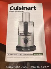 MaxSold Auction: Cuisinart DLC-6C Series 8-Cup Food Processor — Black - Calgary (Alberta, Canada) SELLER MANAGED Moving Online Auction - Varsville Place Nw