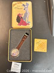 MaxSold Auction: Disney Lady and the Tramp Wrist Watch - Calgary (Alberta, Canada) SELLER MANAGED Moving Online Auction - Varsville Place Northwest